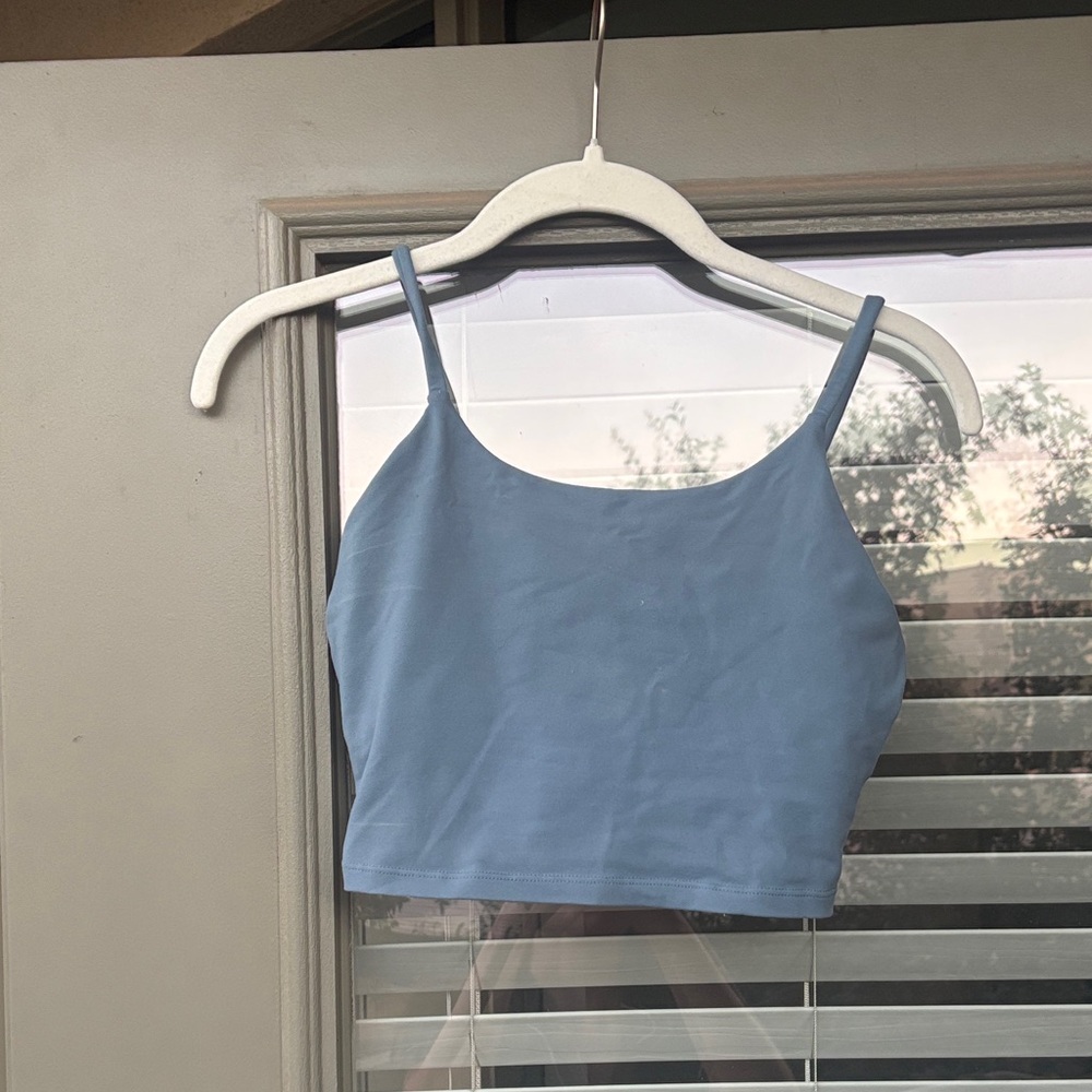 Blue Women's Crop Top